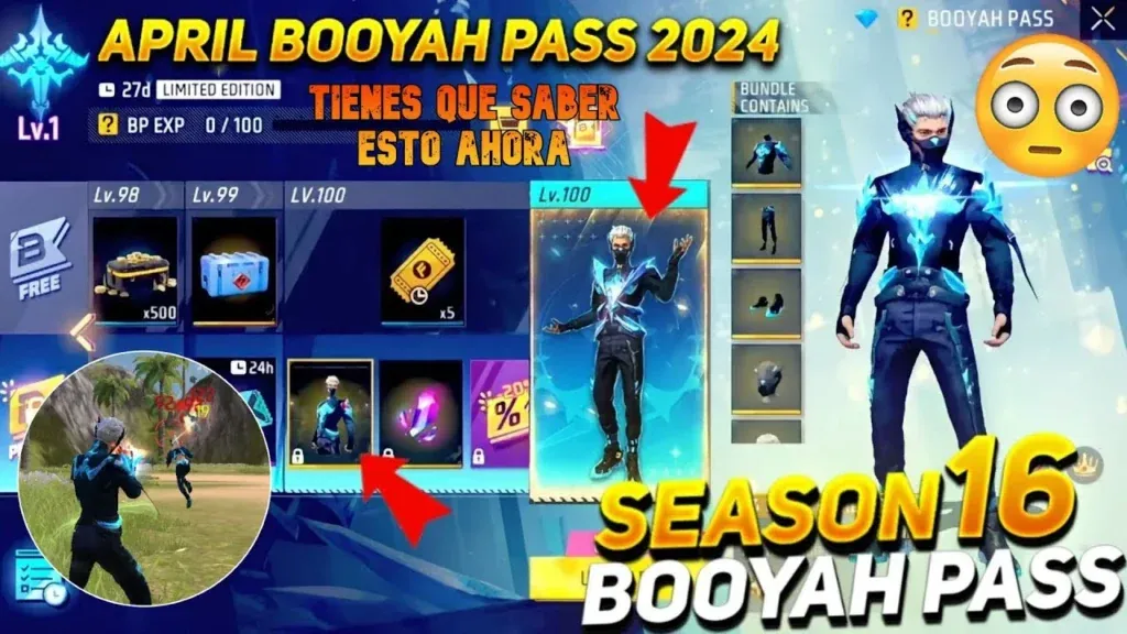 Pase Booyah Abril 2024 Free Fire