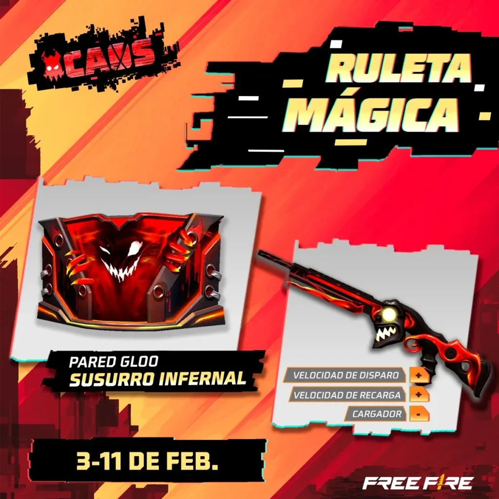 agenda semanal de Free Fire del 30 de enero del 2024 info