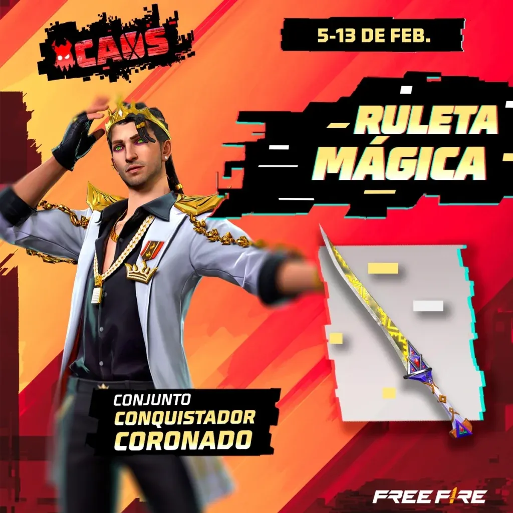 agenda semanal de Free Fire del 30 de enero del 2024 ruleta magica