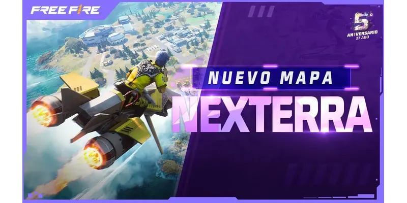 Mapa NEXTERRA 2.0 de Free Fire: el mapa más moderno